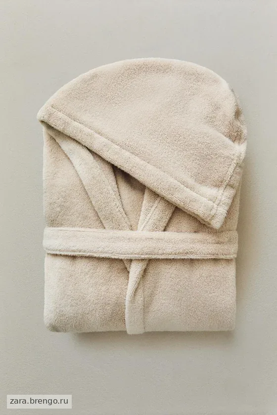 Махровый халат с капюшоном extra soft (380 г/м²)