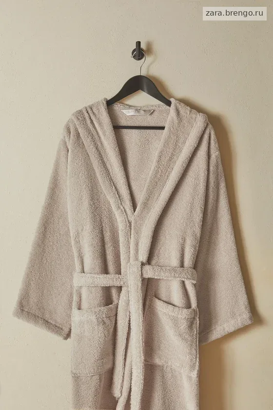 Махровый халат с капюшоном extra soft (380 г/м²)