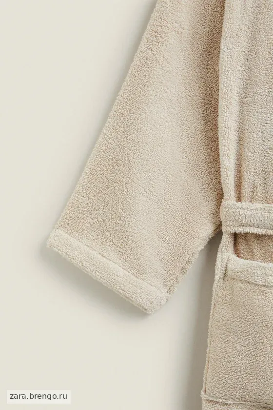Махровый халат с капюшоном extra soft (380 г/м²)