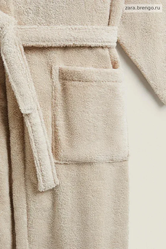 Махровый халат с капюшоном extra soft (380 г/м²)