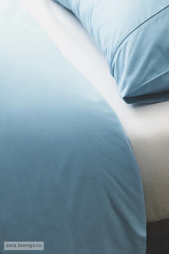 Простыня из хлопкового перкаля percale (300 нитей)