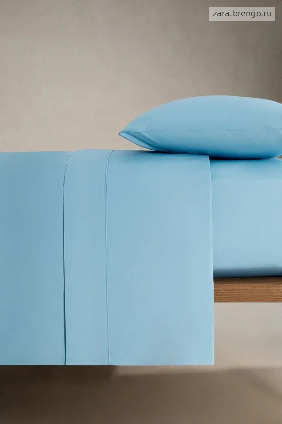 Простыня из хлопкового перкаля percale (300 нитей)
