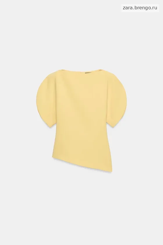 ТОП С ОБЪЕМНЫМИ РУКАВАМИ — коллекция Zara «ZW»