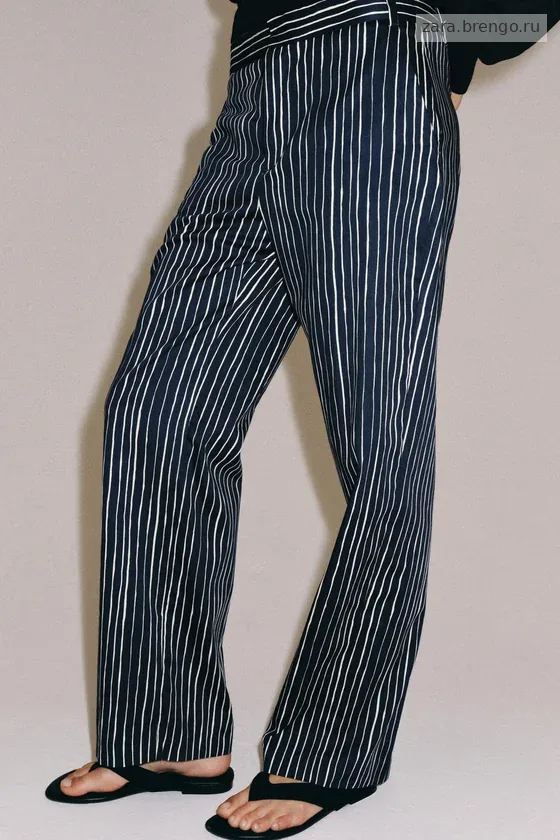 БРЮКИ В ПОЛОСКУ — коллекция Zara «ZW»
