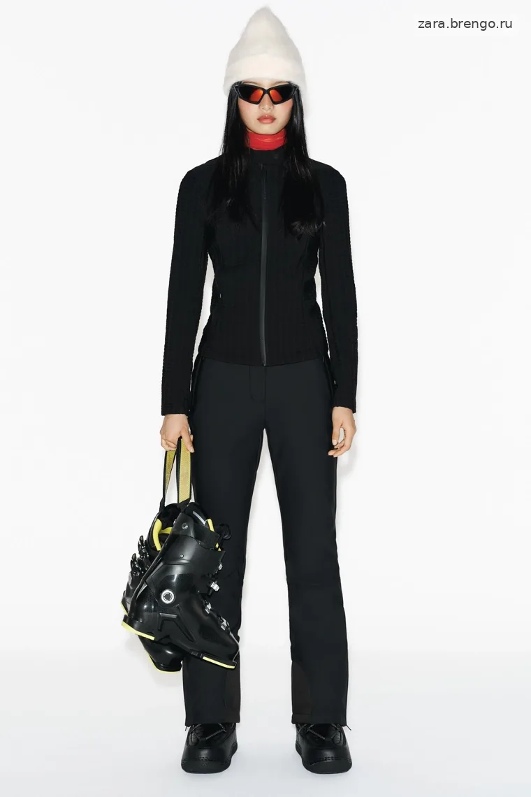 Брюки коллекции лыжной одежды с технологией recco® от zara