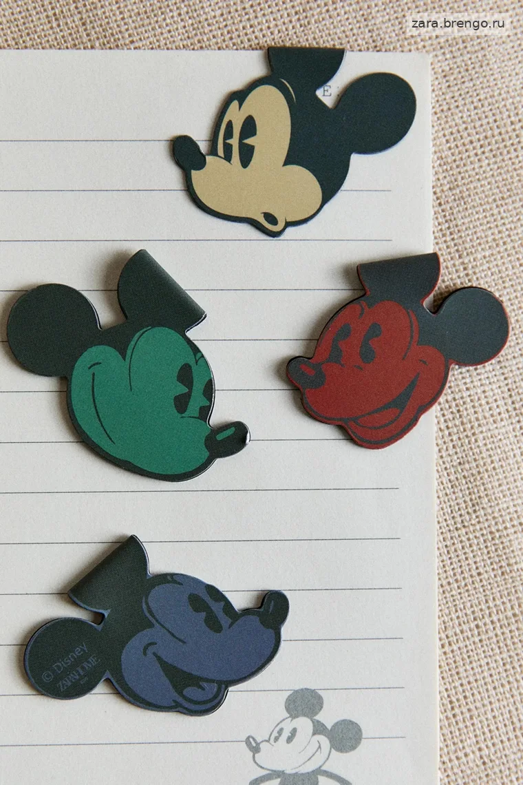 Набор магнитных закладок mickey & minnie ©disney (набор из 4 шт)