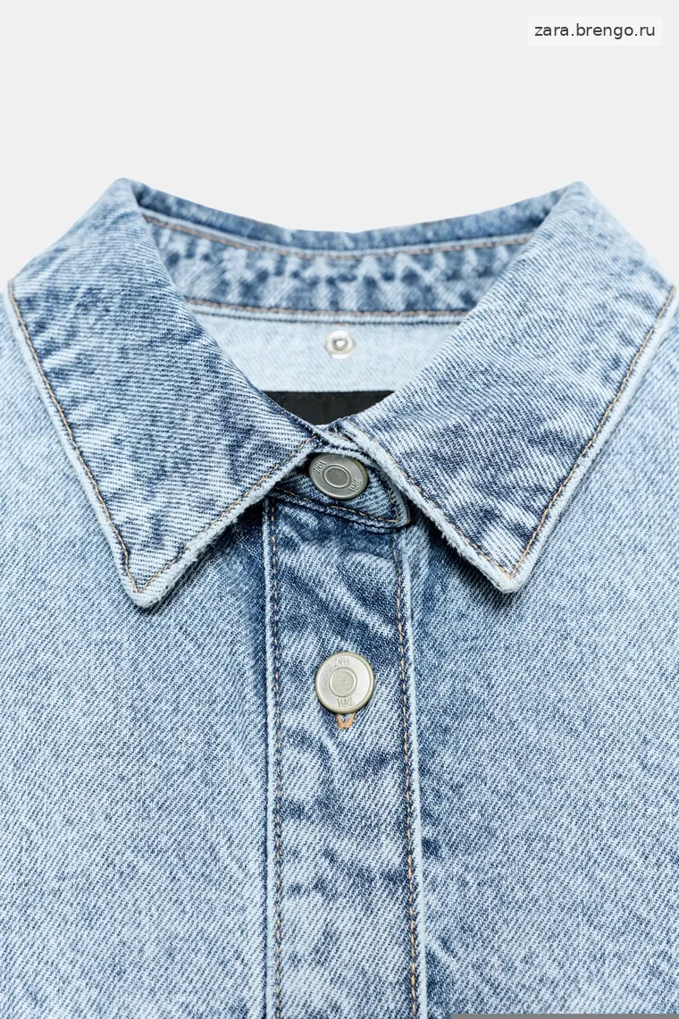 Джинсовая толстовка с капюшоном oversize z1975