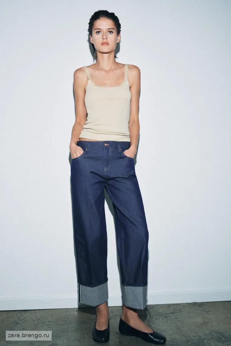 Джинсы с низкой посадкой коллекции zw selvedge