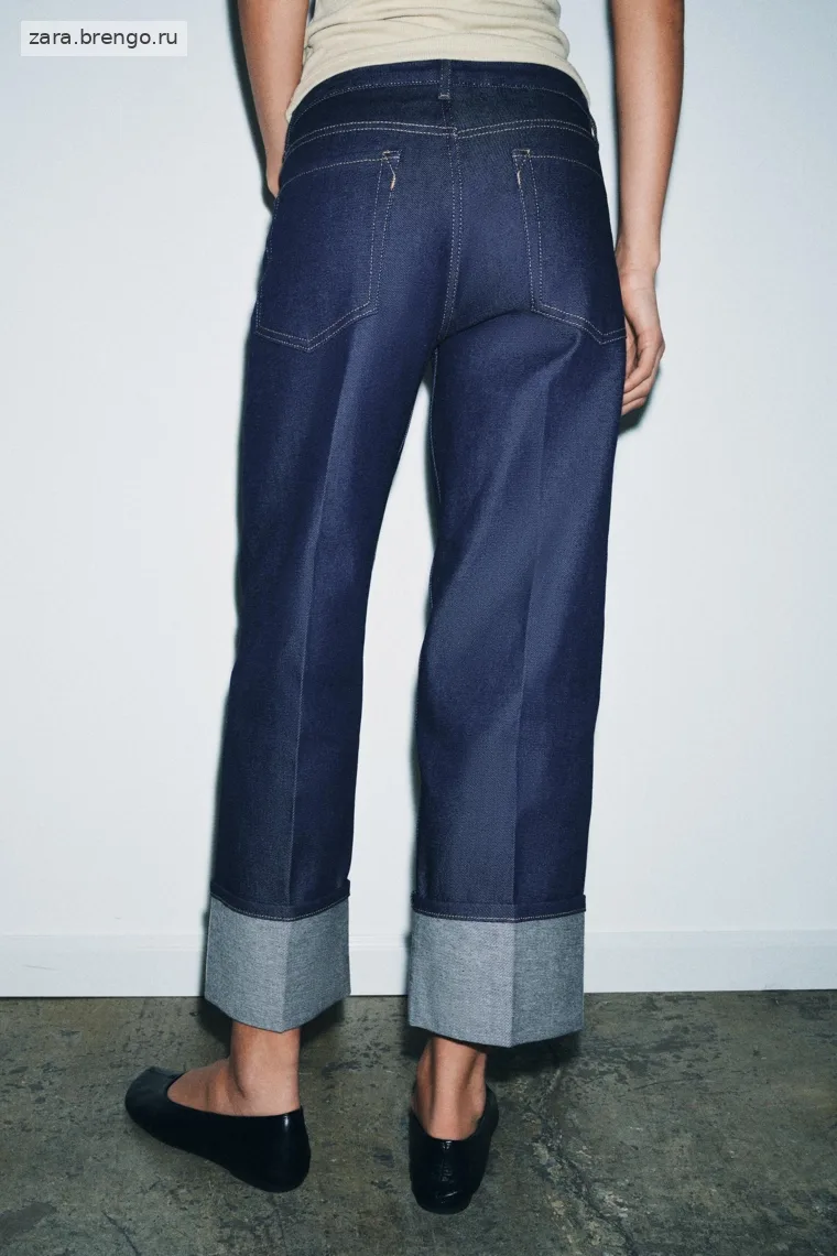 Джинсы с низкой посадкой коллекции zw selvedge
