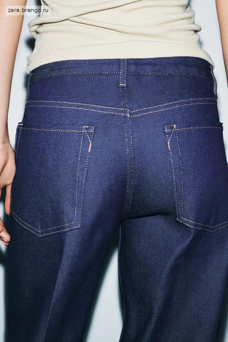 Джинсы с низкой посадкой коллекции zw selvedge