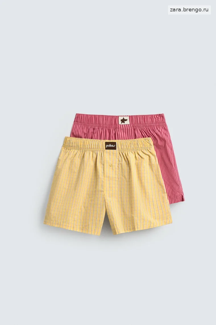 Комплект из двух боксеров pukas surf x zara из хлопкового поплина