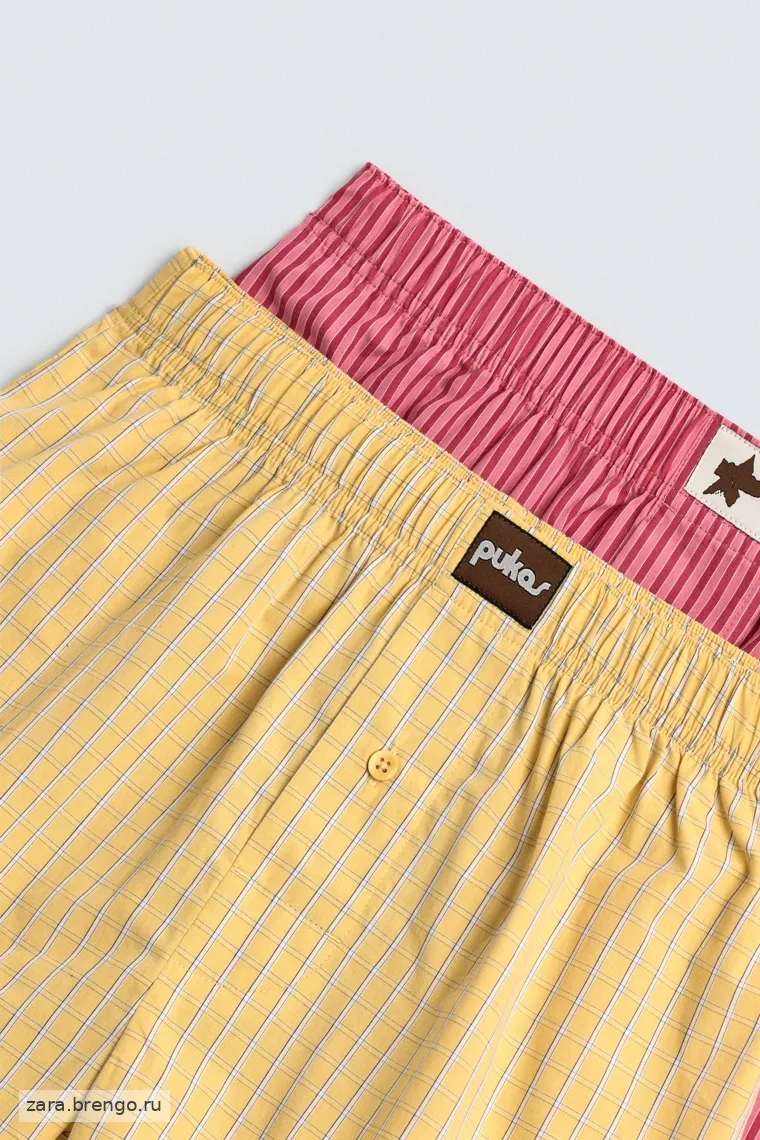 Комплект из двух боксеров pukas surf x zara из хлопкового поплина